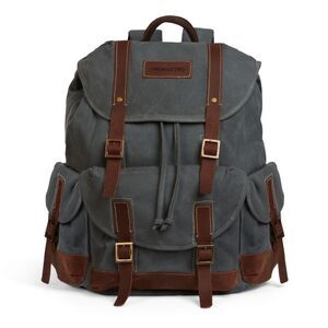 Uncharted 1 2 Drake Canvas Backpack Bag Figure Fits Laptop Sony Naughty Dog NEW